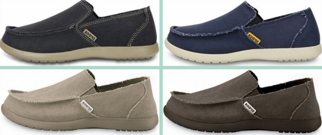 mens crocs canvas loafers