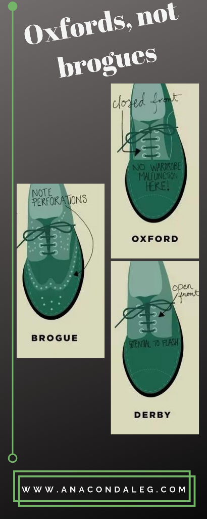 oxford vs derby vs brogue