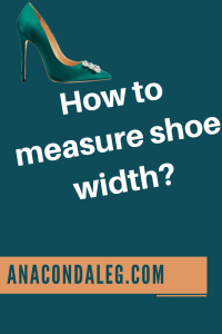 how to measure shoe width