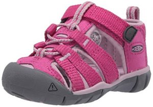 KEEN unisex child Seacamp 2 Cnx Closed Toe Sandal, Very Berry/Dawn Pink, 6 Toddler US