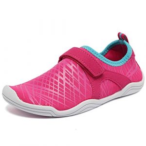 CIOR Kids Water Shoes Boys & Girls Lightweight Sport Shoes Aqua Athletic (Toddler/Little Kid/Big Kid) DKSX-Pink-30